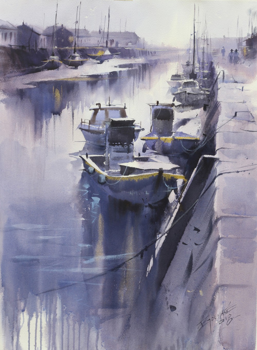 Boats At Rest - Ejoumale Djeramin